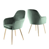 Muse - Occasional Chair with Velvet Upholstery