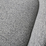 Pebble - Set of 2 Chairs Grey Boucle & Black Legs