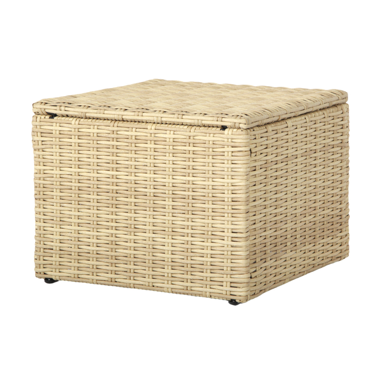 Pelias Rattan Garden Corner 8 Seater Outdoor Sofa Dining Set - Natural/Brown