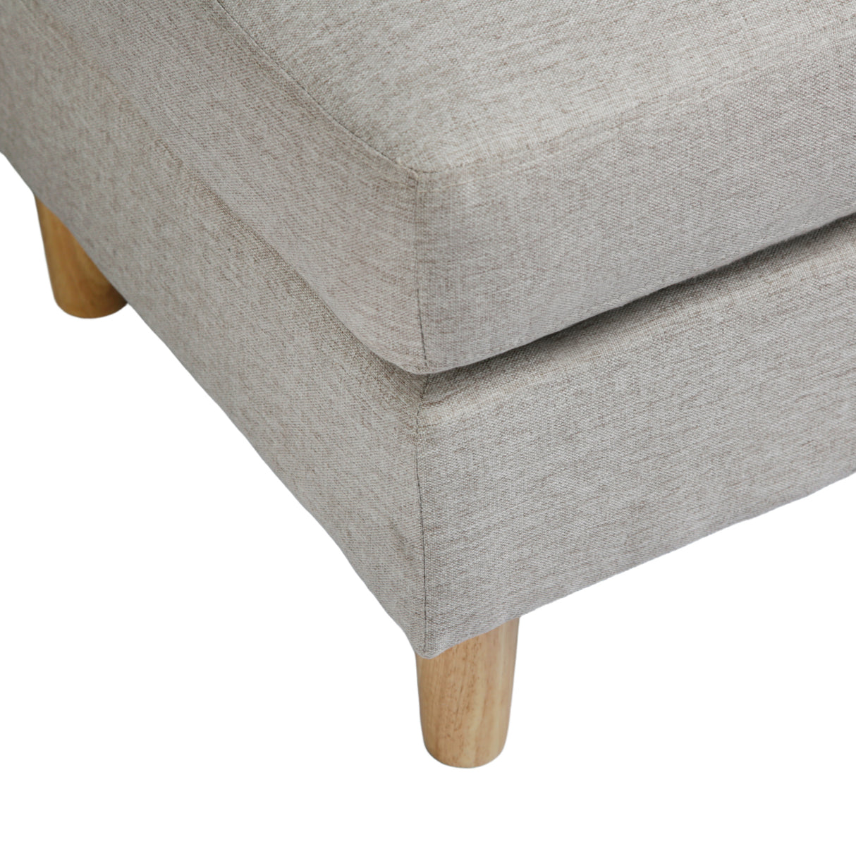 Pisa – Small Corner Sofa Bed with Reversible Chaise  - Soft Woven Fabric