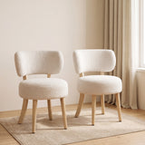 Sara Beige Fabric Dressing Chair