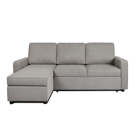 Selene - Corner Sofa Bed in Linen - Pull-out Sofa