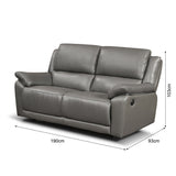 Scylla Recliner Sofa Set - Power Reclining Sofas in Leather