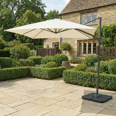 Syros Parasol 2.5m with LED Lamps