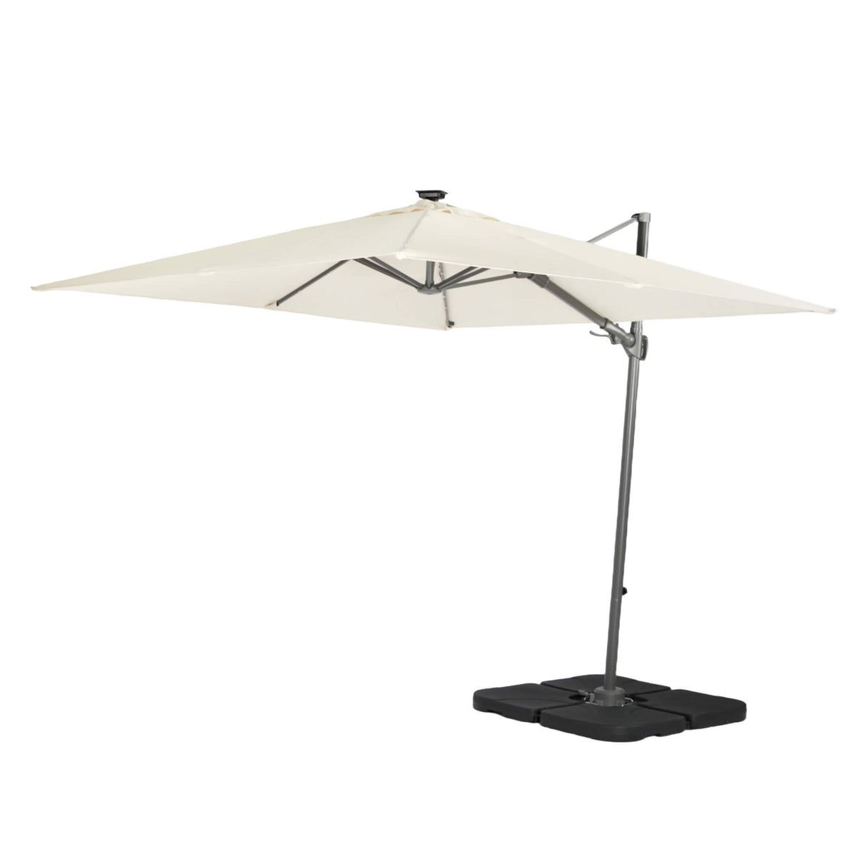 Syros Parasol 2.5m with LED Lamps