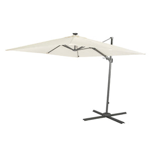 Syros Parasol 2.5m with LED Lamps