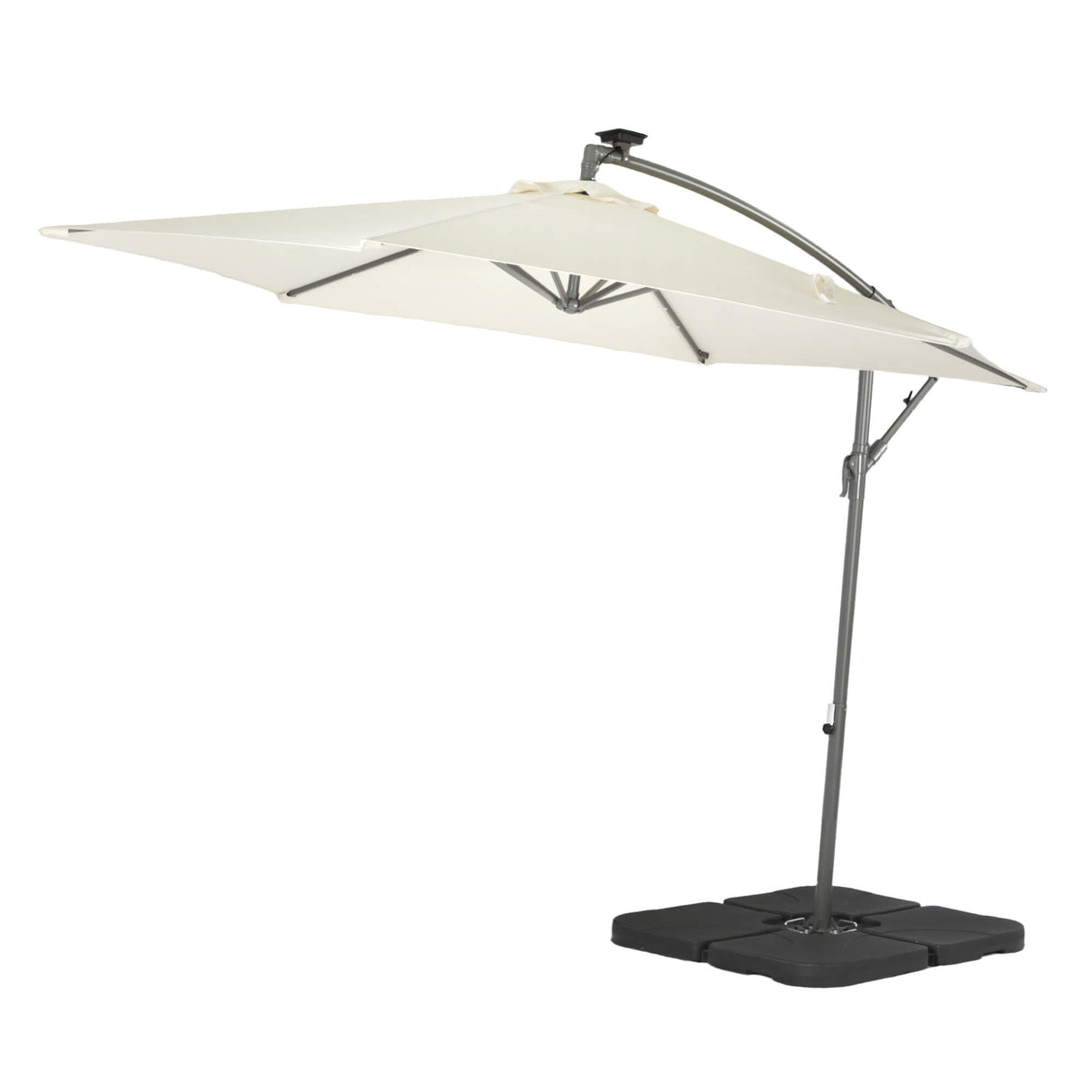 SYROS - Parasol 3m with LED Lamps