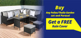 Thalia Corner Sofa Set - Polywood Top with Extra Cushions