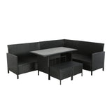 Thalia Corner Sofa Set - Polywood Top with Extra Cushions