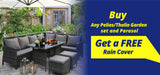 Thalia Corner Sofa Set - Glass Top with Extra Cushions