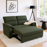 Tivoli - 2 Seater Pull-out Sofa Bed in Luxury Boucle Woven Fabric