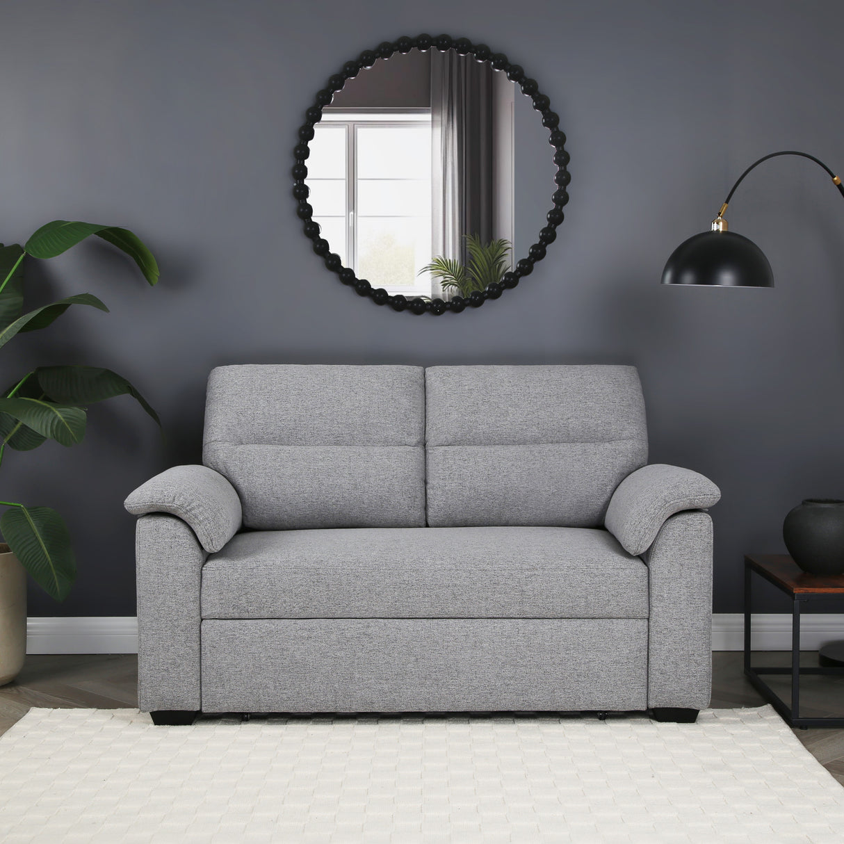 Tivoli - 2 Seater Pull-out Sofa Bed in Soft Woven Fabric