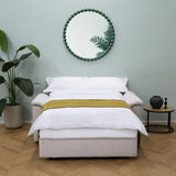 Tivoli - 2 Seater Pull-out Sofa Bed in Soft Woven Fabric