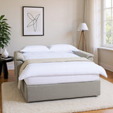 Tivoli - 2 Seater Pull-out Sofa Bed in Luxury Boucle Woven Fabric