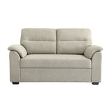 Tivoli - 2 Seater Pull-out Sofa Bed in Luxury Boucle Woven Fabric