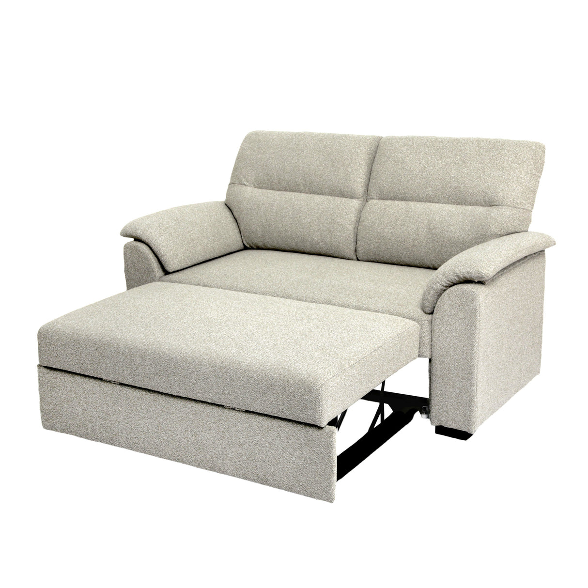 Tivoli - 2 Seater Pull-out Sofa Bed in Luxury Boucle Woven Fabric