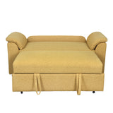 Tivoli 2 Seater Pull Out Sofa Bed Mustard Yellow