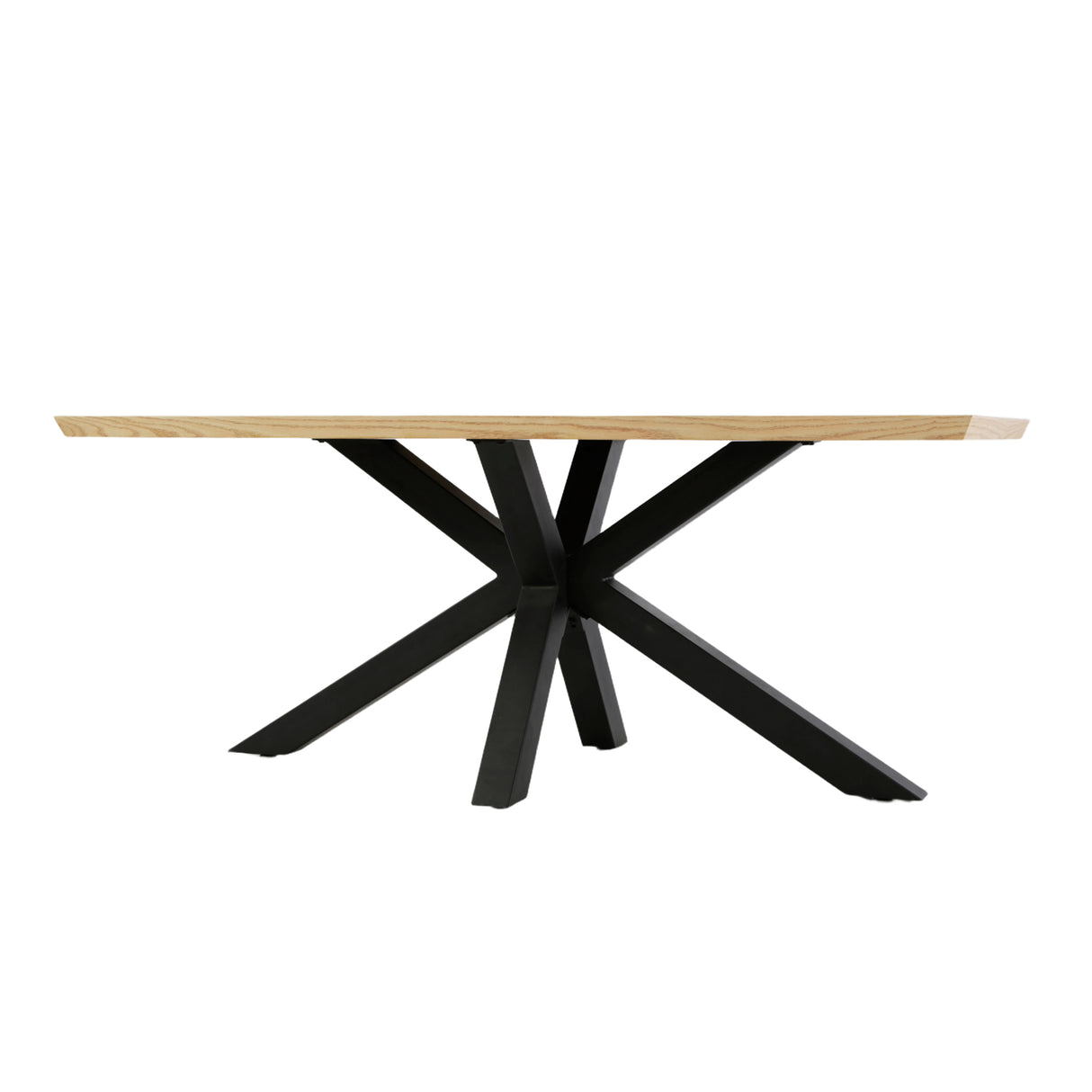 Triton - Oak Effect Rectangular Dining Table – 6 Seater (180 × 95 cm)