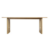 Umberto Washed Oak Dining Table - 6 Seater