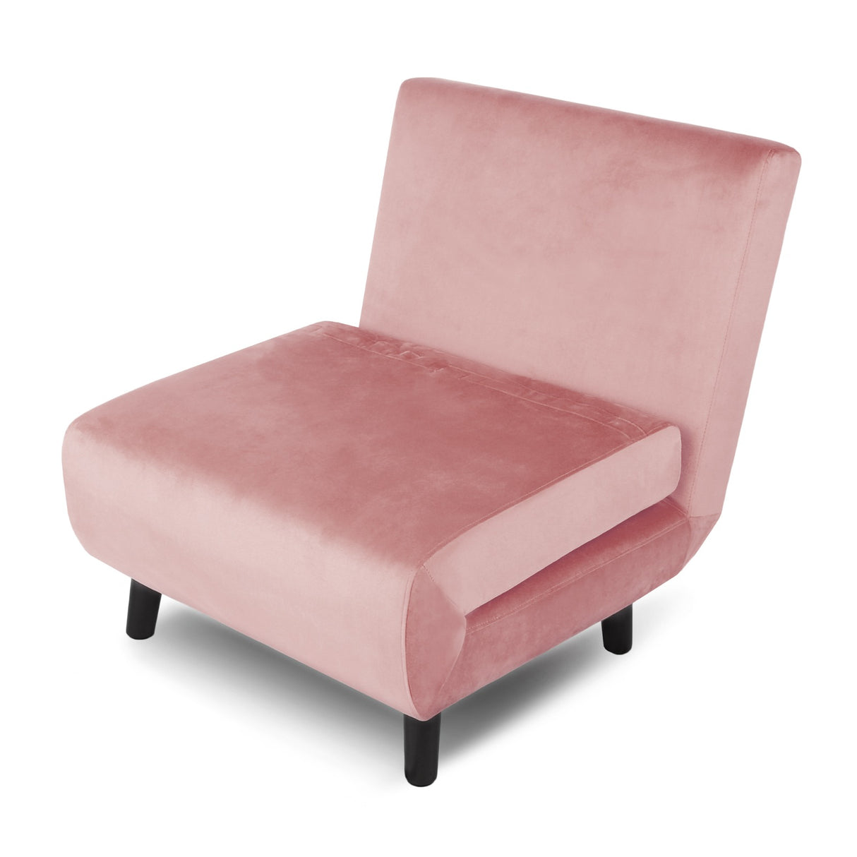 Aurora - Single Bed Chair Sofa in Velvet - 1 Seater