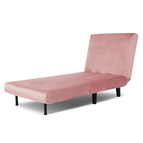 Aurora - Single Bed Chair Sofa in Velvet - 1 Seater