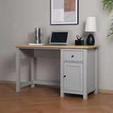 Wiltshire - Office Desk with Storage - Grey