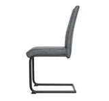 Nestor - Pair of Industrial Dining Chairs - Brown