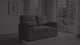 Tivoli - 2 Seater Pull-out Sofa Bed in Soft Linen Fabric