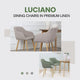 Luciano - Dining Chairs in Premium Textured Linen (Set of 2)