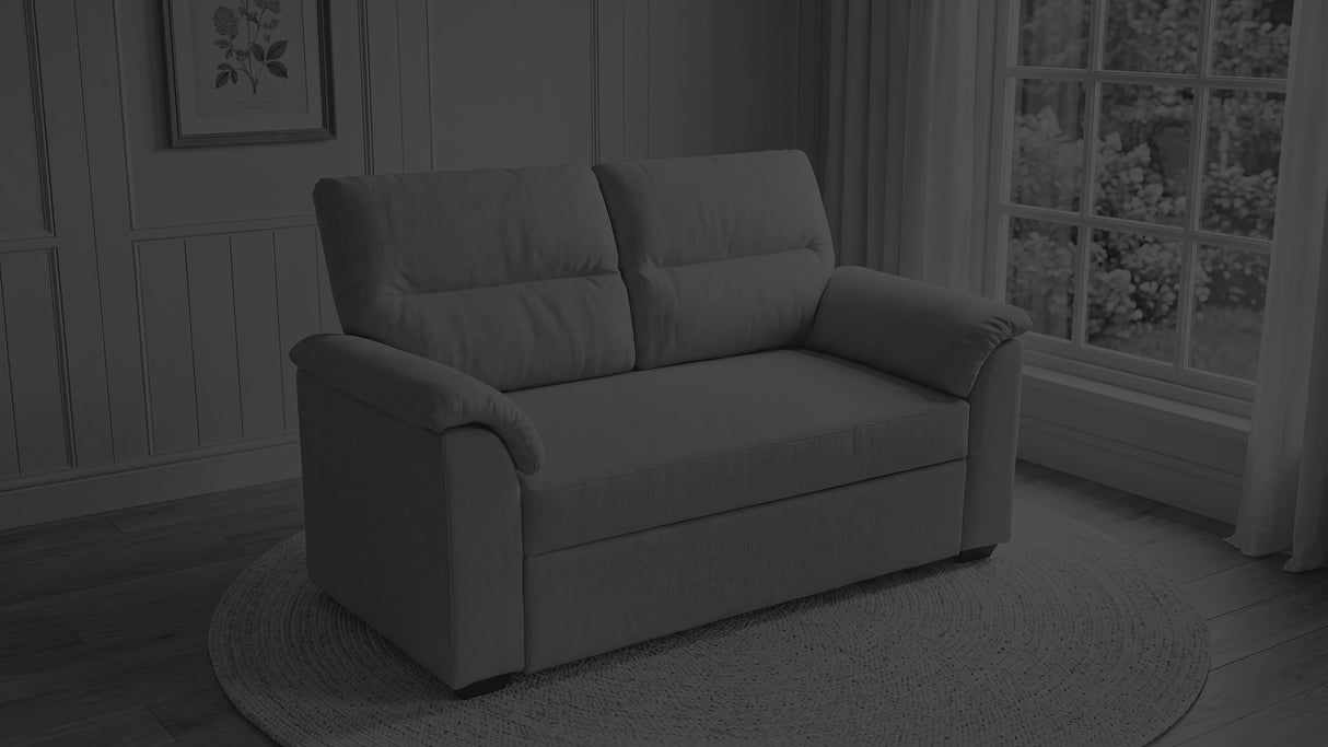 Tivoli - 2 Seater Pull-out Sofa Bed in Soft Linen Fabric