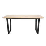 ATLAS - Modern Dining Table - 160x90cm - Oak Veneer 