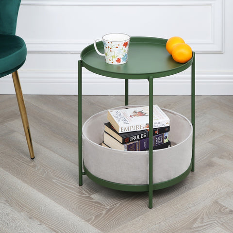 Bakewell - Side Coffee Table - (Black, White, Green)