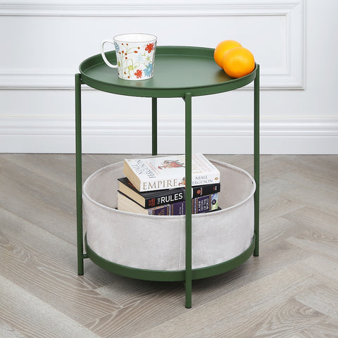 Bakewell - Side Coffee Table - (Black, White, Green)