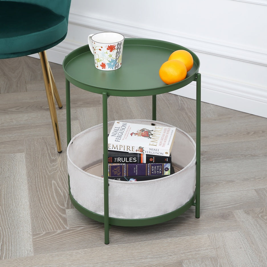 Bakewell - Side Coffee Table - (Black, White, Green)