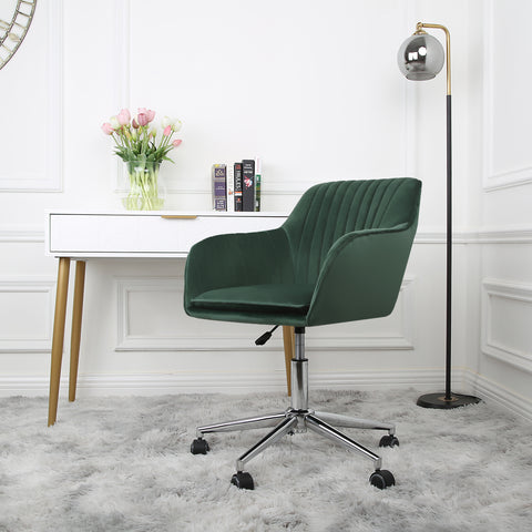 Briseis - Swivel Office Chair in Velvet