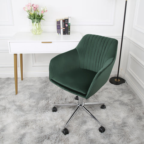 Briseis - Swivel Office Chair in Velvet