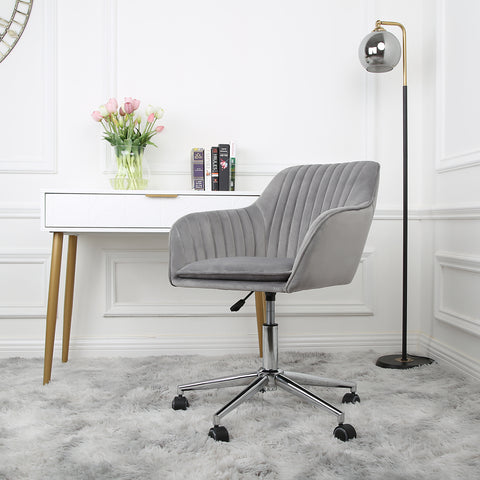 Briseis - Swivel Office Chair in Velvet