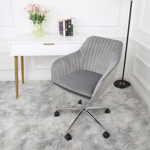 Briseis - Swivel Office Chair in Velvet