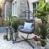 Chiron - Hanging Egg Chair in Rattan