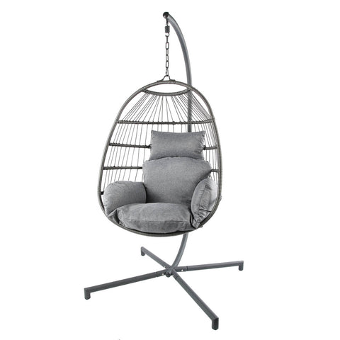 Chiron - Hanging Egg Chair in Rattan