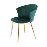 Mill - Velvet Dining Chair - Set of 2 - (Green, Grey, Pink, Teal)