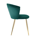 Mill - Velvet Dining Chair - Set of 2 - (Green, Grey, Pink, Teal)