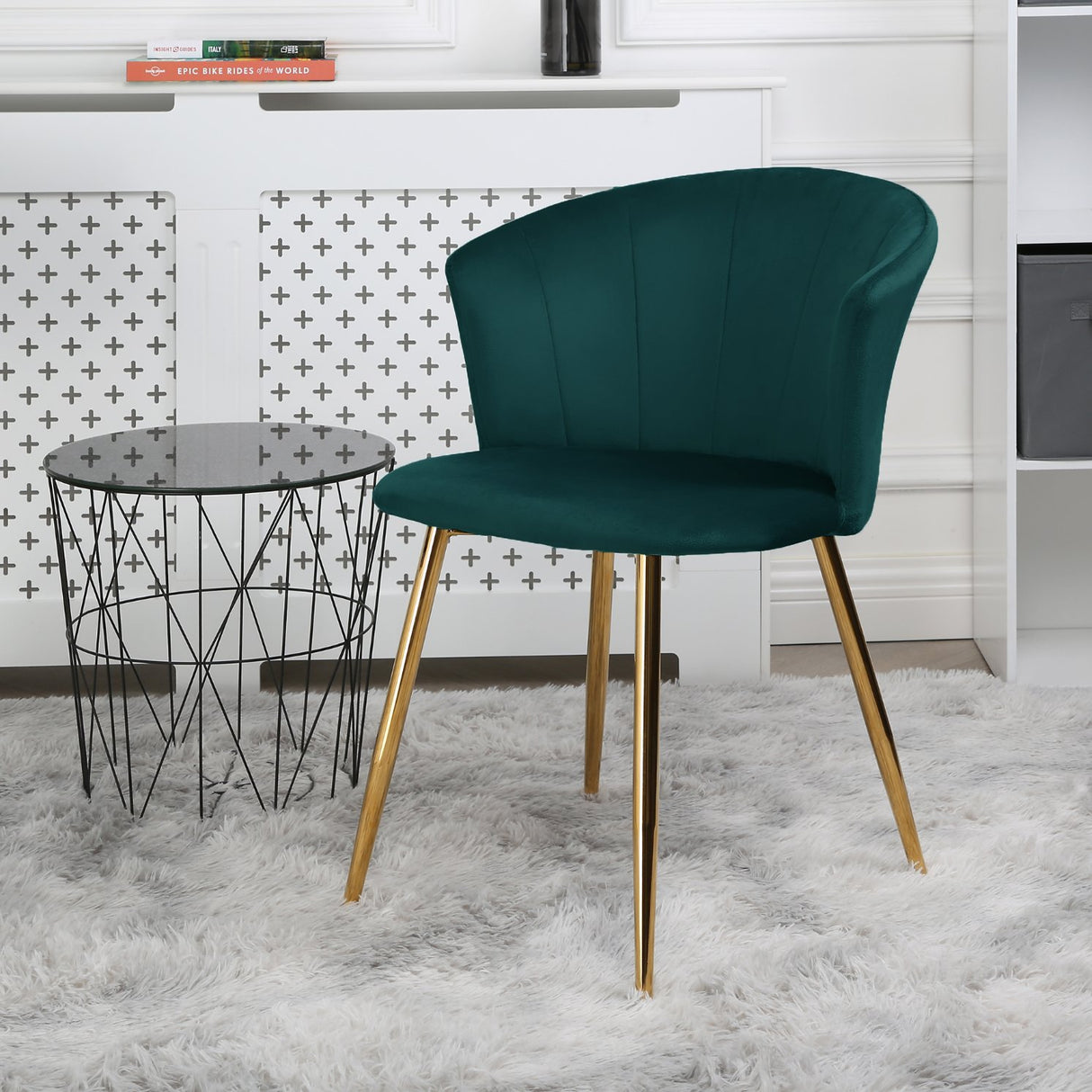 Mill - Velvet Dining Chair - Set of 2 - (Green, Grey, Pink, Teal)