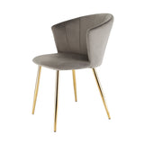 Mill - Velvet Dining Chair - Set of 2 - (Green, Grey, Pink, Teal)