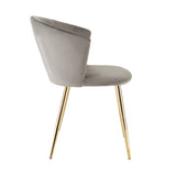Mill - Velvet Dining Chair - Set of 2 - (Green, Grey, Pink, Teal)
