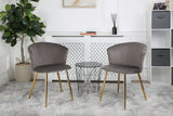 Mill - Velvet Dining Chair - Set of 2 - (Green, Grey, Pink, Teal)