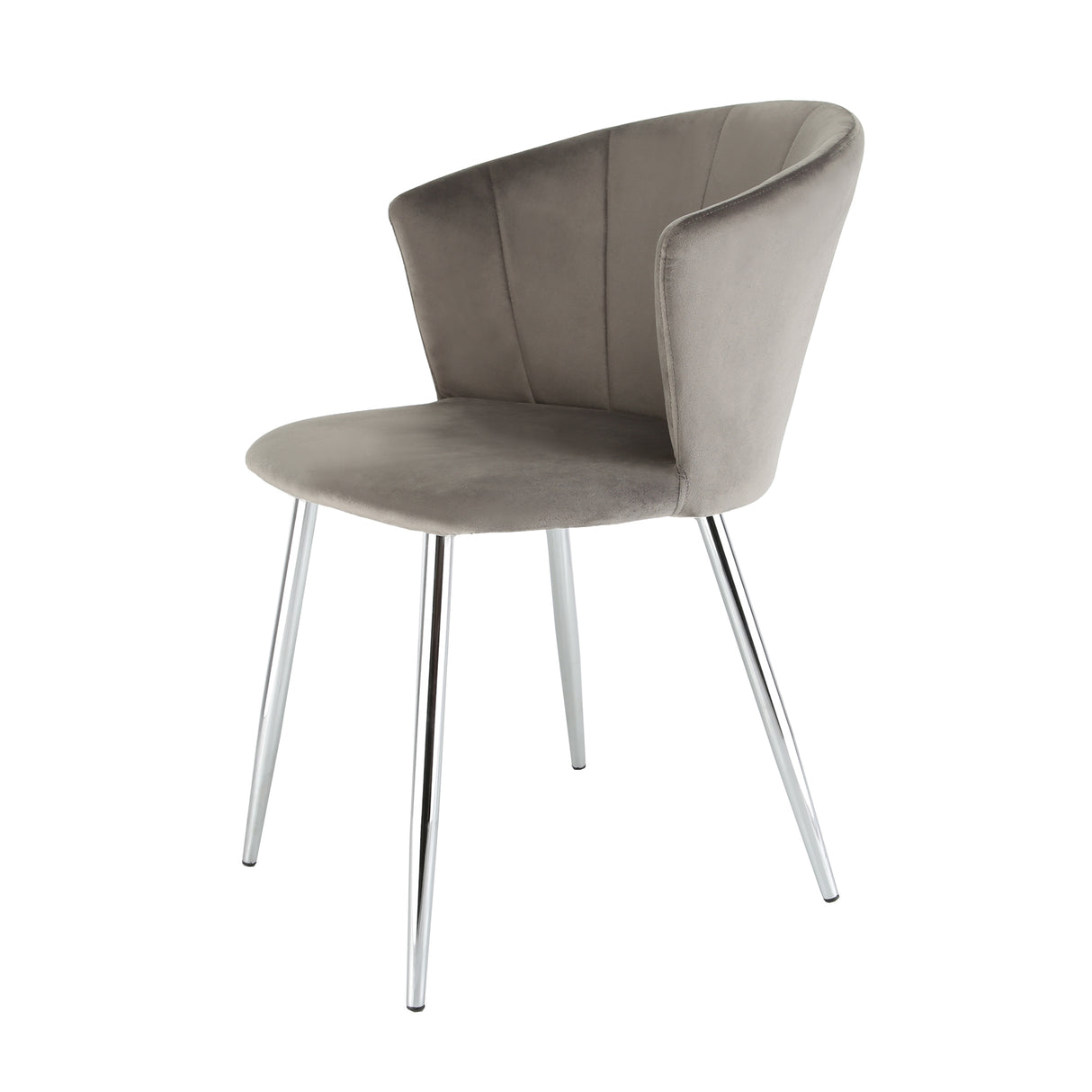 Mill - Velvet Dining Chair - Set of 2 - (Green, Grey, Pink, Teal)