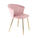Mill - Velvet Dining Chair - Set of 2 - (Green, Grey, Pink, Teal)