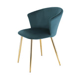 Mill - Velvet Dining Chair - Set of 2 - (Green, Grey, Pink, Teal)