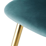 Mill - Velvet Dining Chair - Set of 2 - (Green, Grey, Pink, Teal)